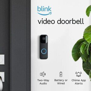 Blink Video Doorbell Smart Wifi, Two-way Audio, Video, Wired/Battery Operate
